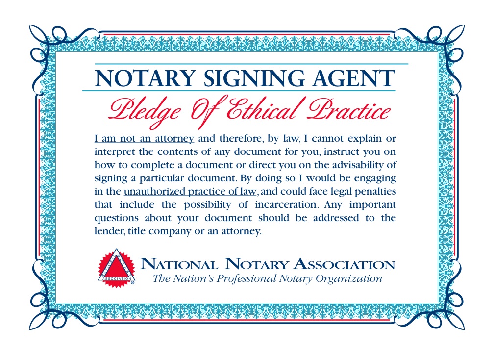 NSA Pledge